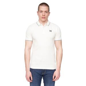 Henleys Mens Moorehen Polo Shirt / White
